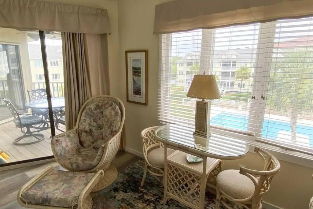 Port O' Call C302 - Iop Island Retreat! Treetop Oceanview! Isle of Palms Bagian luar foto