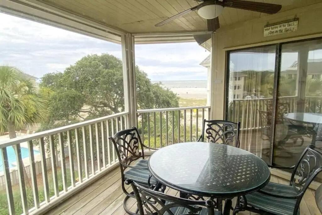Port O' Call C302 - Iop Island Retreat! Treetop Oceanview! Isle of Palms Bagian luar foto